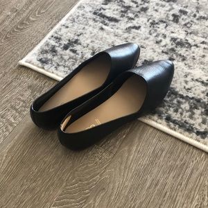 Black aldo flats